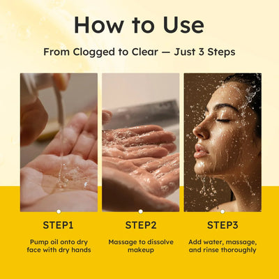 Elvira Pure Cleansing Jojoba Oil, Makeup Remover & Blackheads Pore Cleanser - Image 4