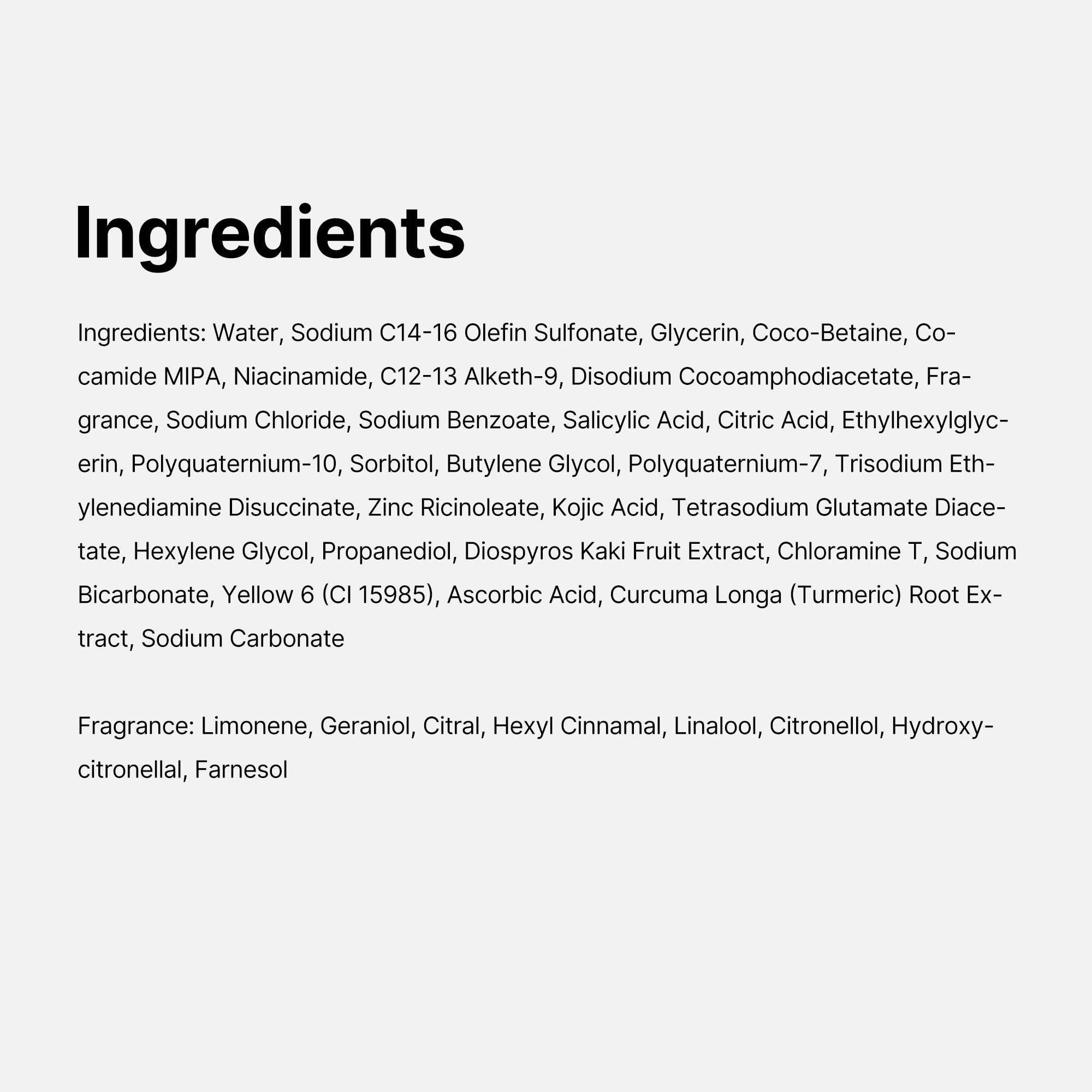 medicube Turmeric Brightening Body Wash