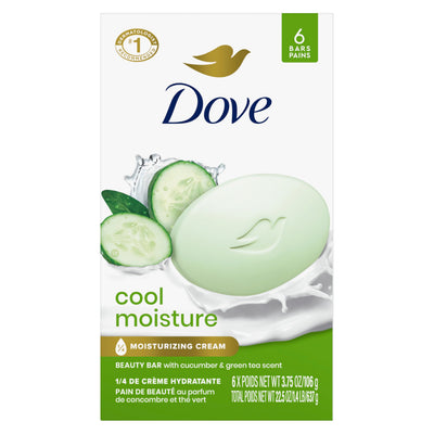 Dove Cool Moisture Cucumber & Green Tea Soap - Image 1