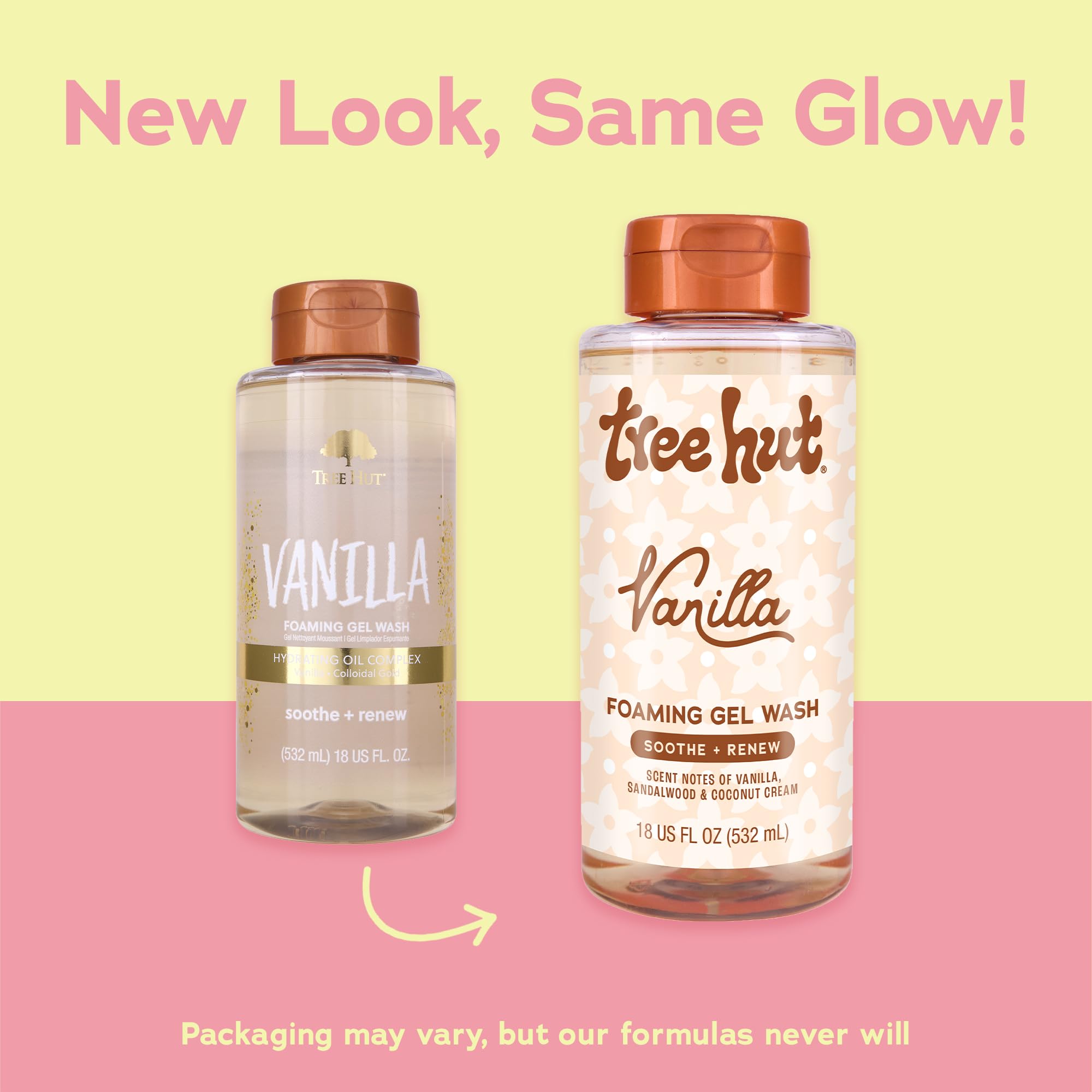 Tree Hut Vanilla Foaming Gel Wash