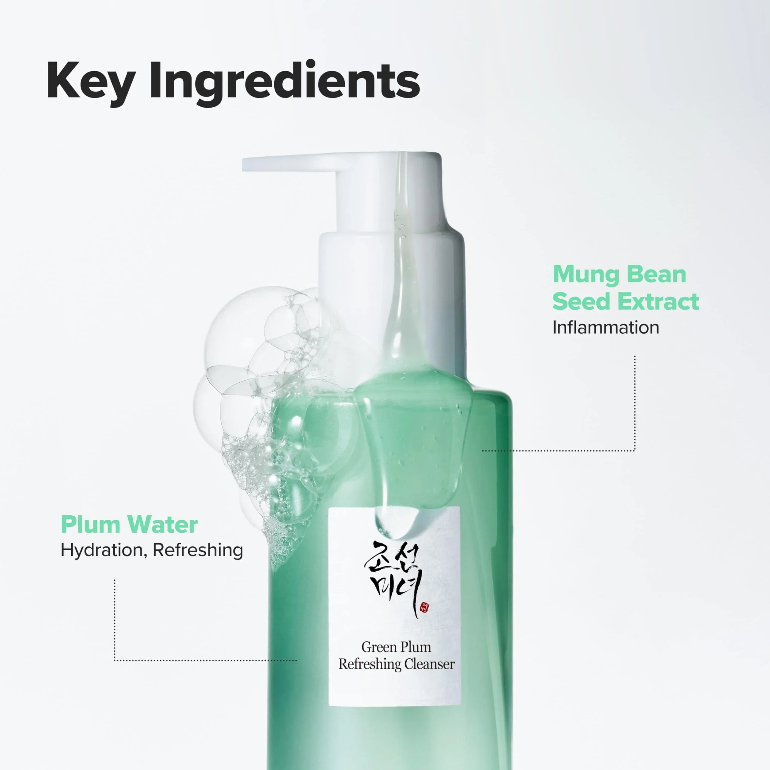 Beauty of Joseon Green Plum Refreshing Cleanser Gel for All Skin Types