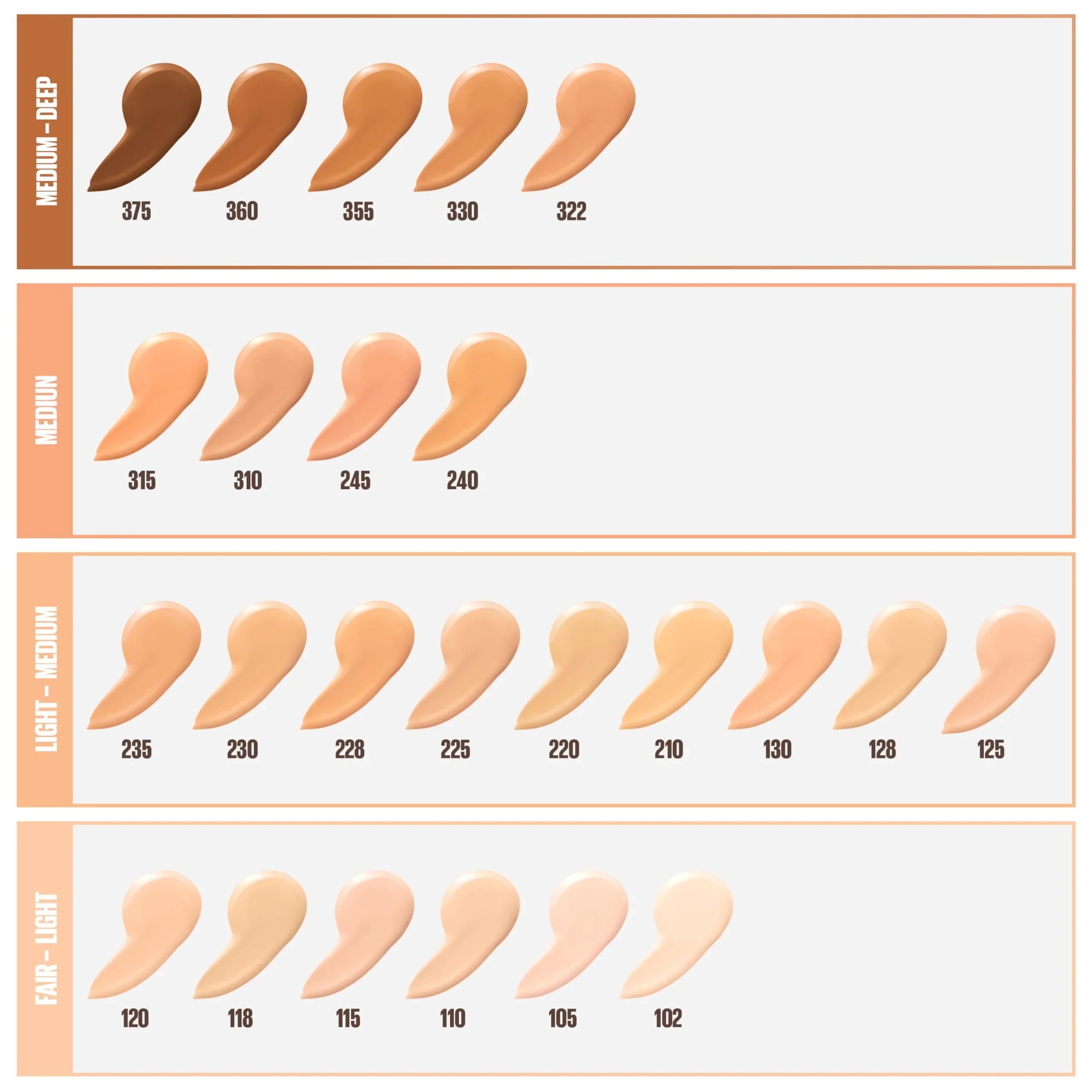 MAYBELLINE Fit Me Dewy Liquid Foundation Makeup, Classic Ivory, 1 Count