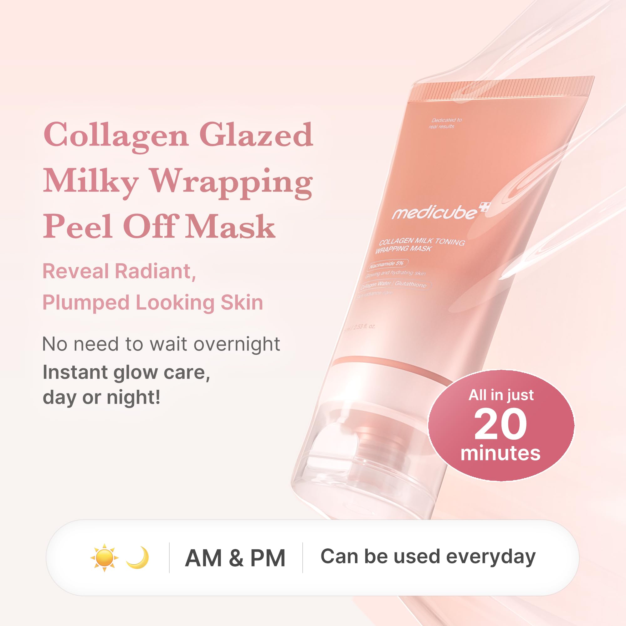 medicube Milky Collagen Mask & Booster Serum
