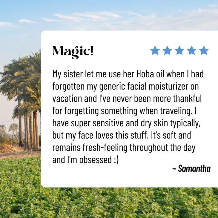 Katari Beauty Hoba | Pure Jojoba Oil Cleanser & Moisturizer