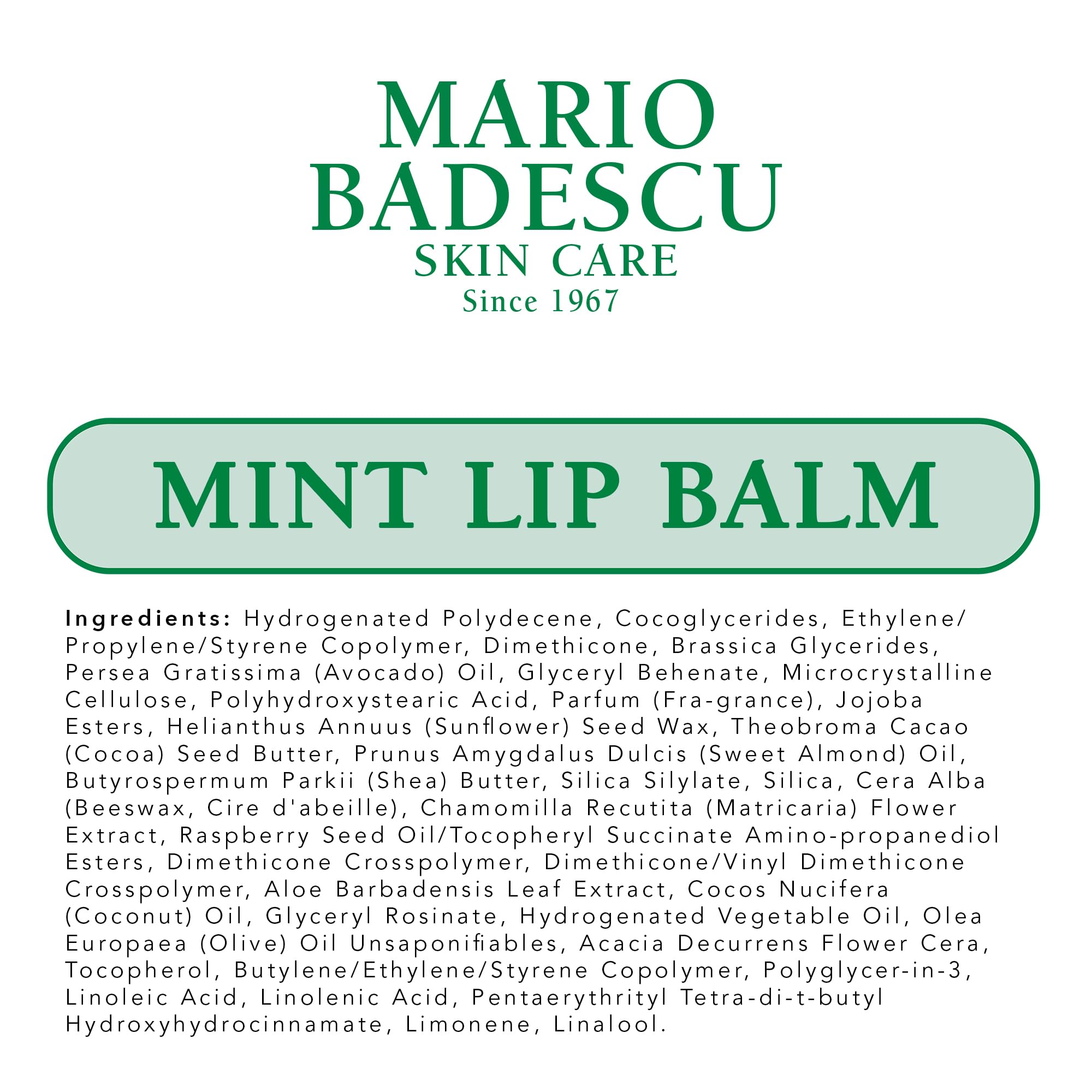 Mario Badescu Mint Lip Balm