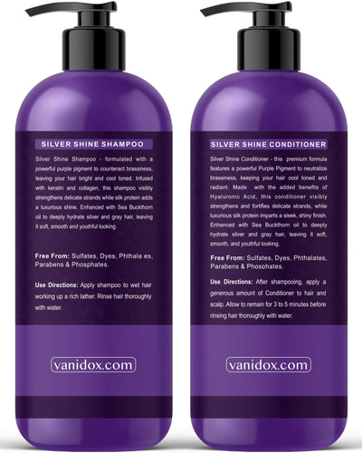 VANIDOX Purple Shampoo and Conditioner Set - Image 3