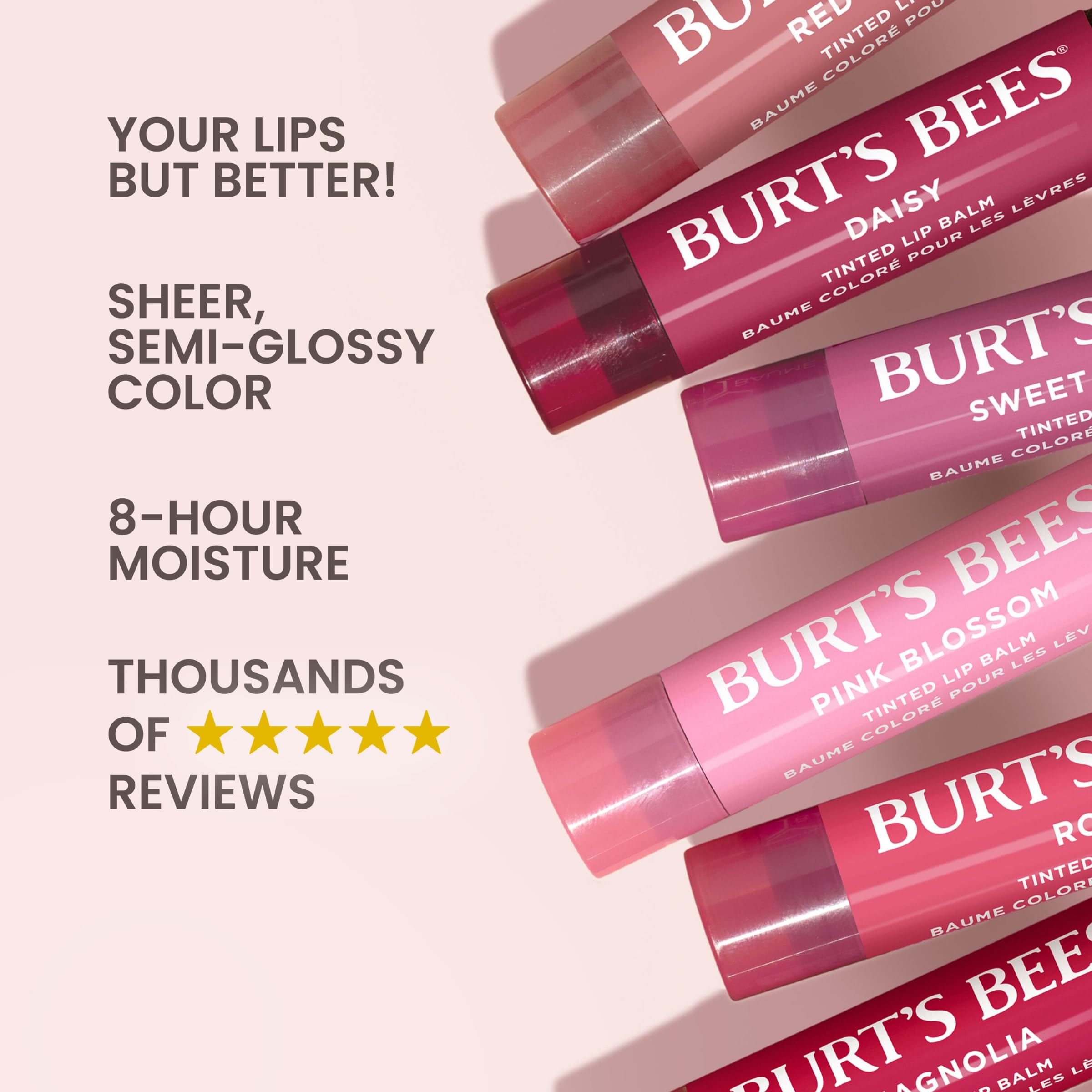Burt's Bees Red Dahlia Lip Tint Balm