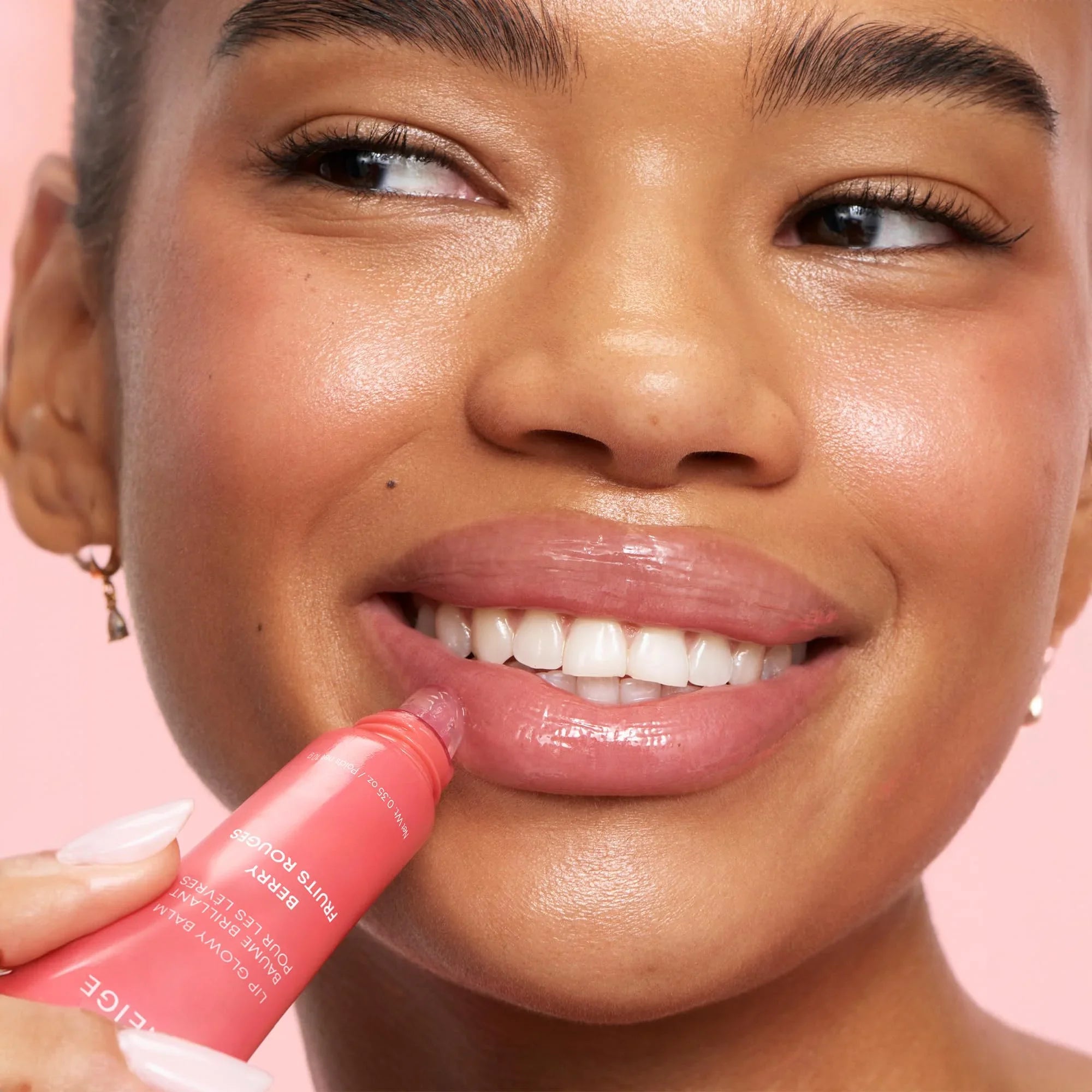 LANEIGE Lip Glowy Balm, Berry: Sheer Tinted Lip Moisturizer with Shea Butter