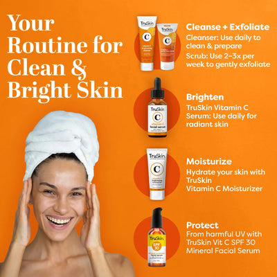 TruSkin Vitamin C Face Cleanser with Vitamins C & E, Rosehip Oil, Aloe Vera 5 fl oz - Image 4