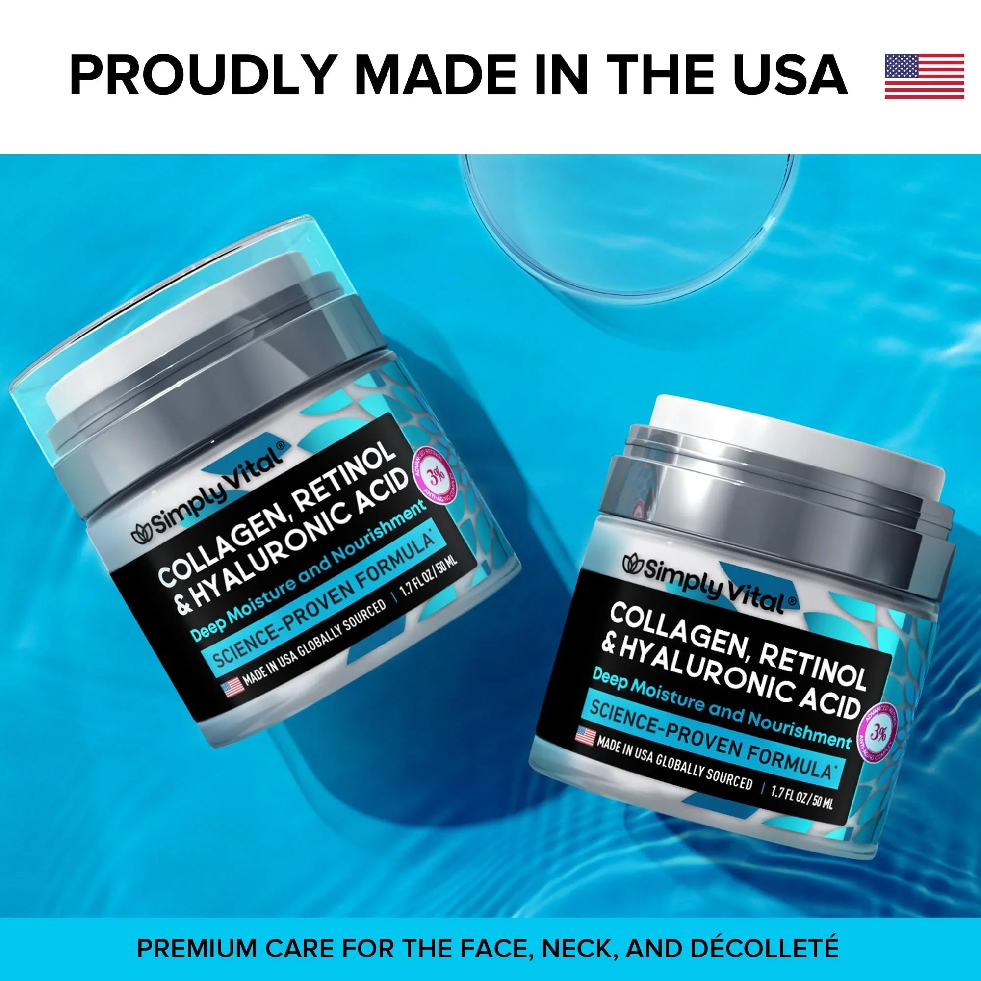 SimplyVital Collagen, Retinol & Hyaluronic Acid Cream