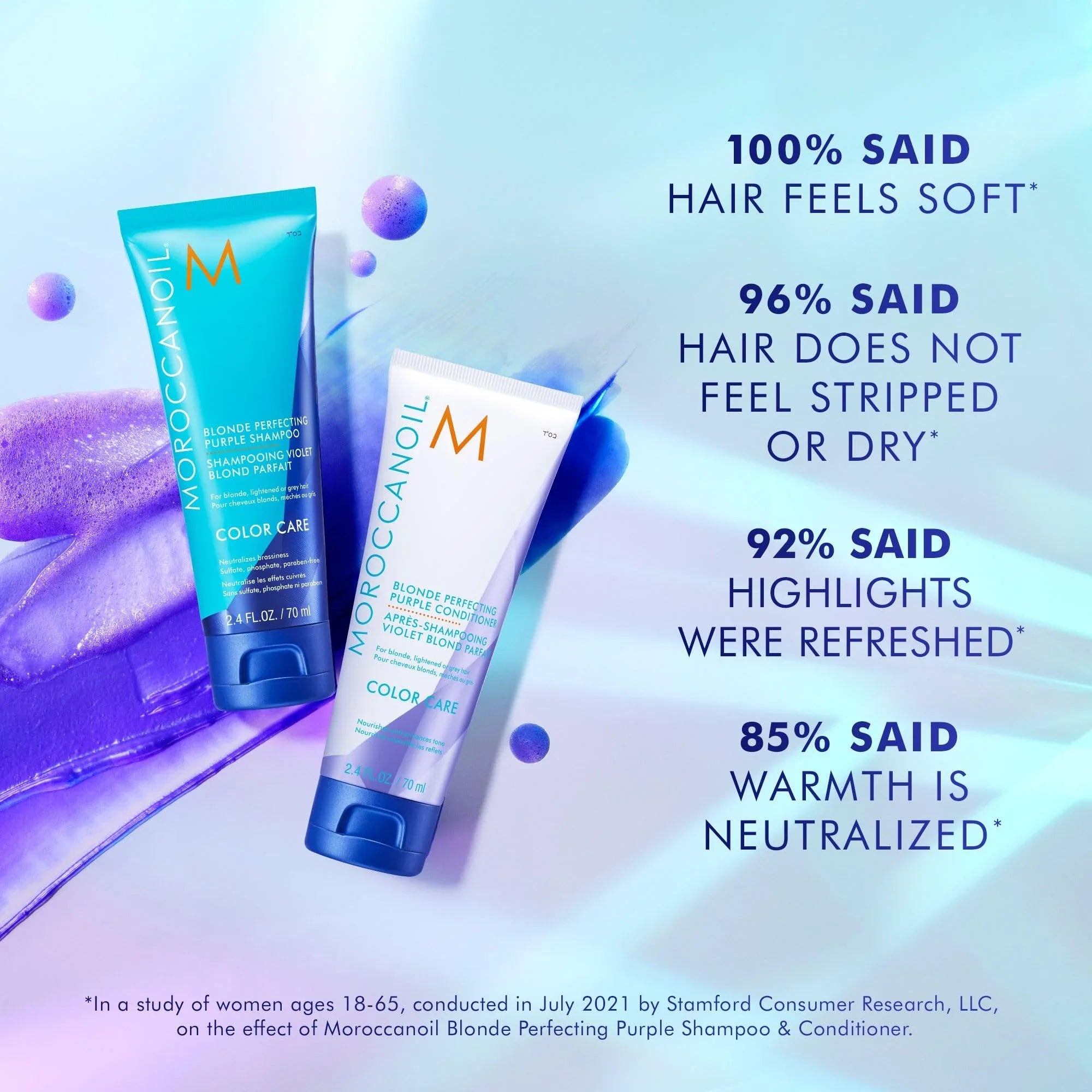 Moroccanoil Blonde Perfecting Purple Shampoo