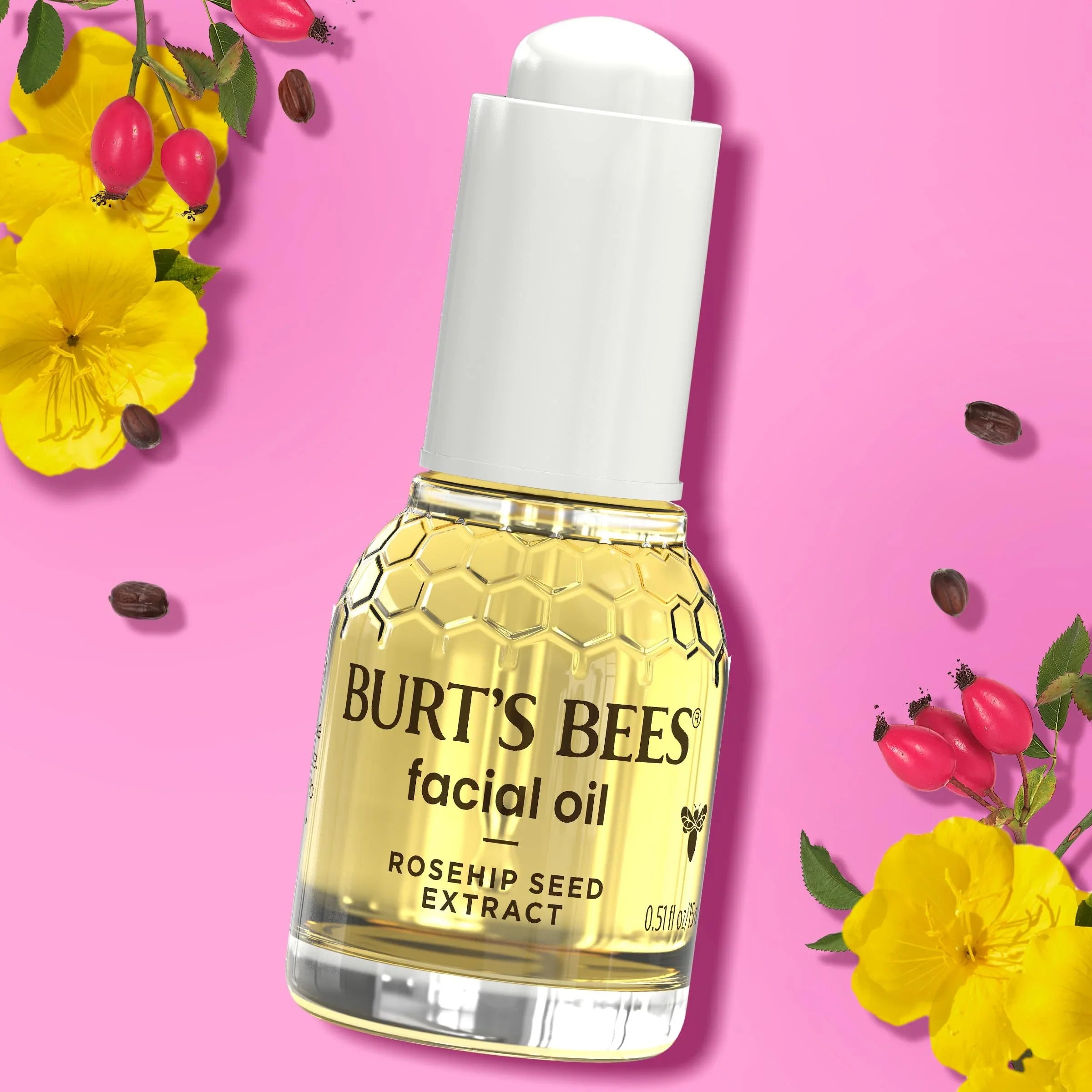 Burt's Bees Gua Sha Face Oil With Rosehip Seed Extract