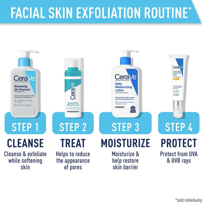 CeraVe Renewing Salicylic Acid Cleanser With Hyaluronic Acid, Niacinamide & Ceramides - Image 3