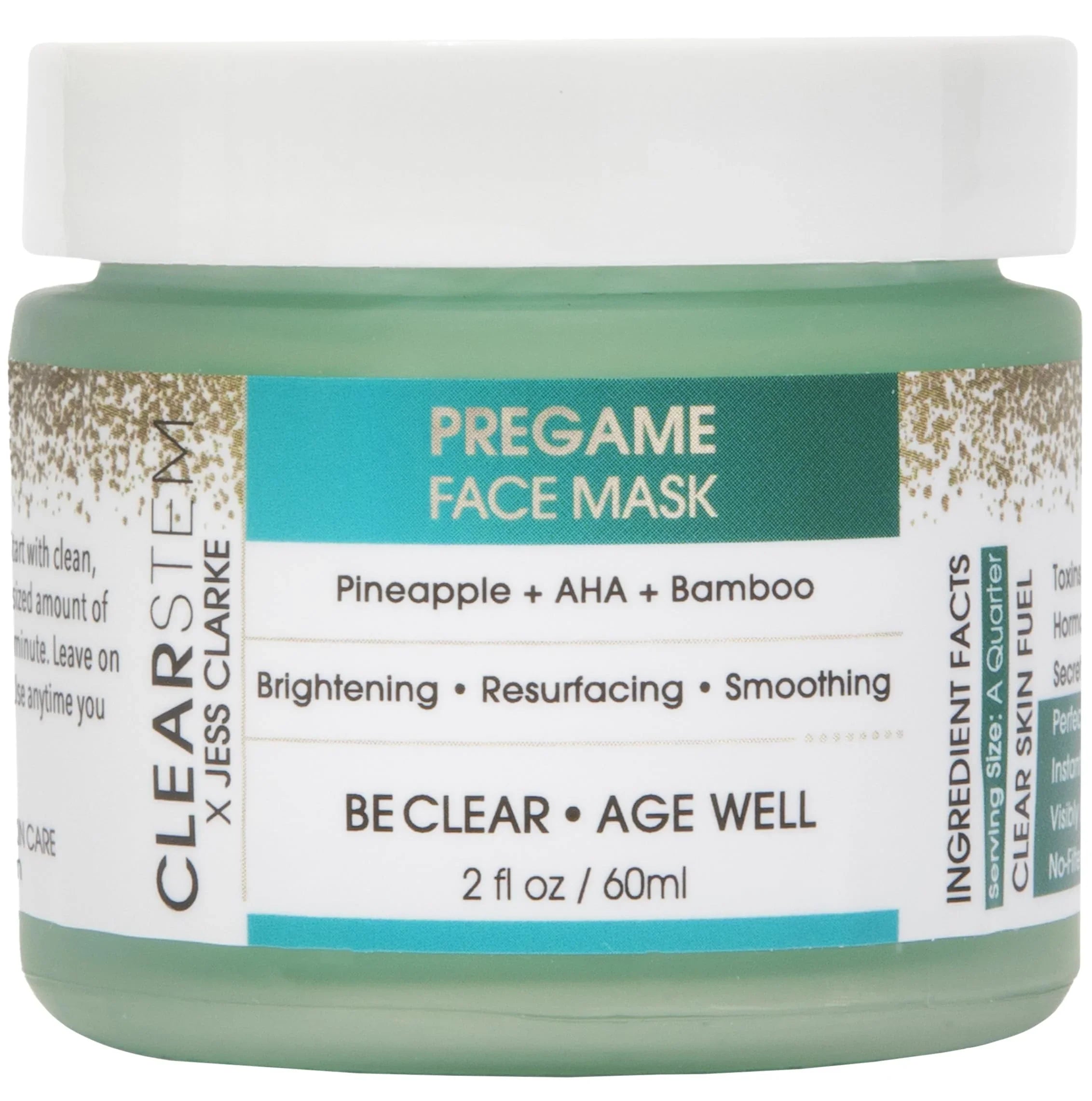 CLEARSTEM PREGAME Illuminating Face Mask with AHA Face Exfoliant