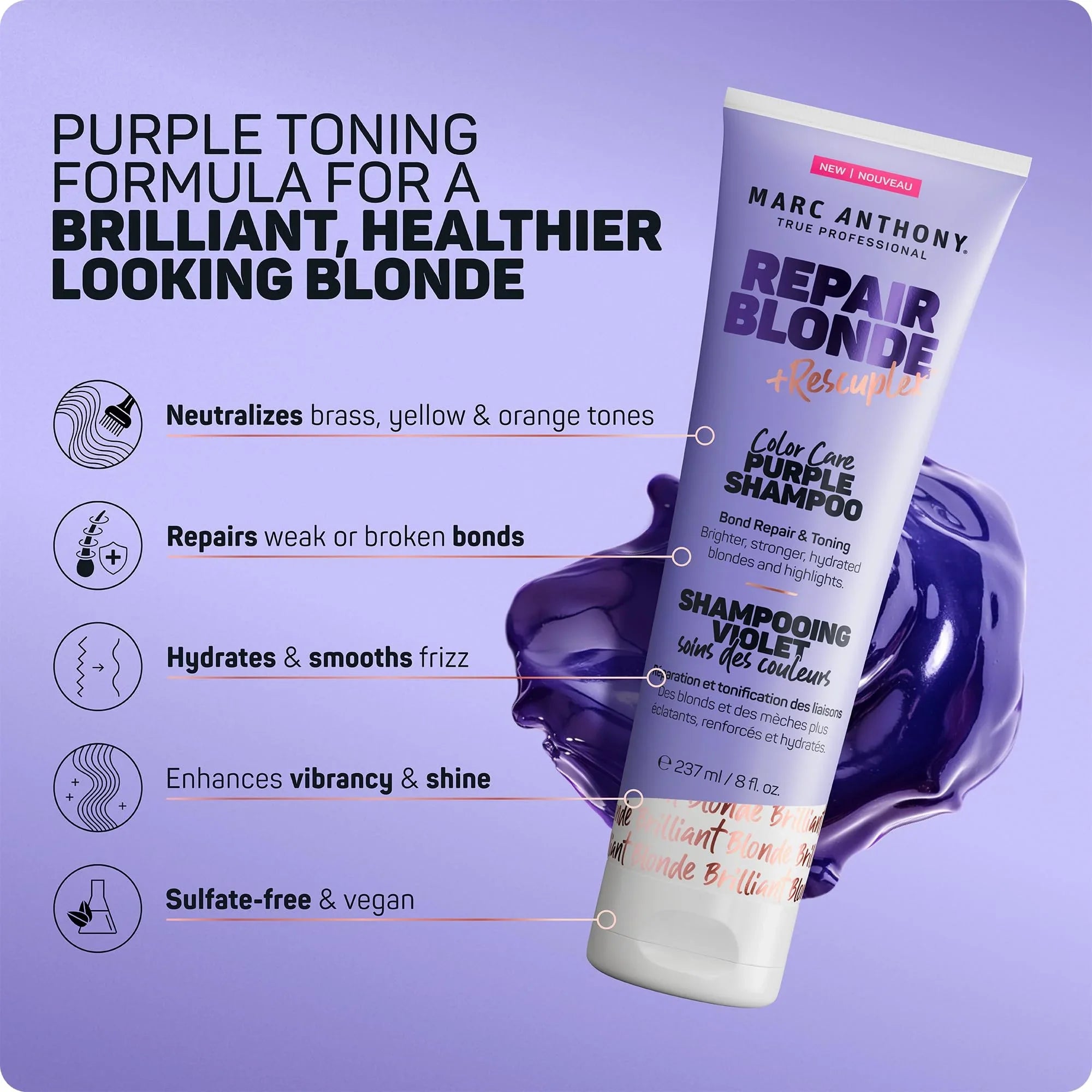 Marc Anthony Bond Repair Purple Shampoo