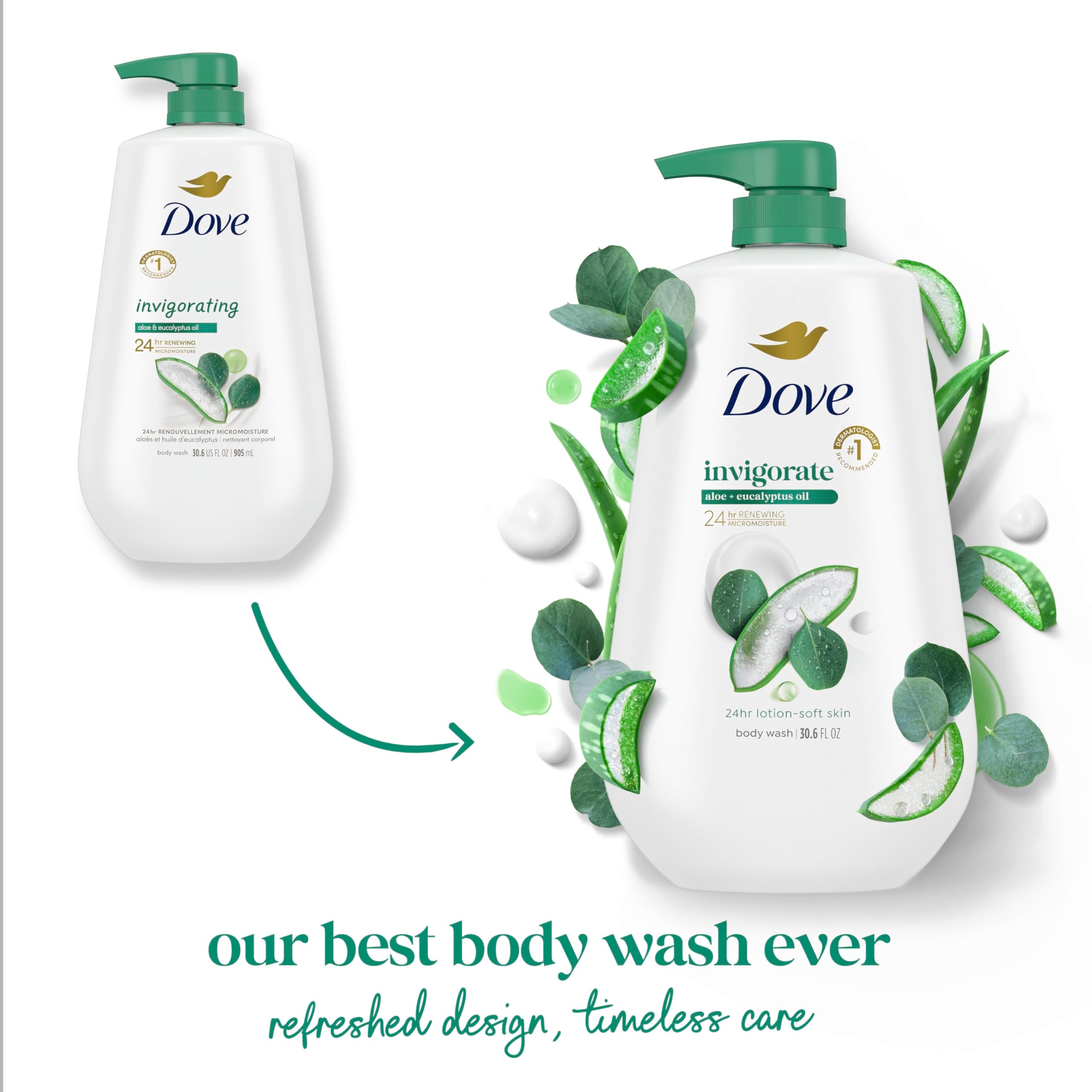 Dove Aloe & Eucalyptus Body Wash