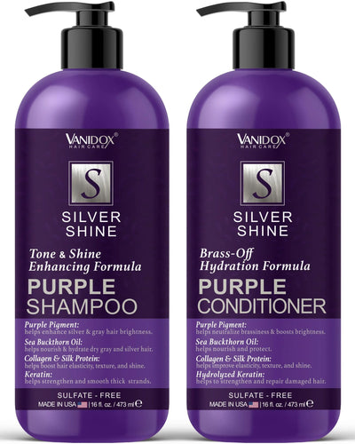 VANIDOX Purple Shampoo and Conditioner Set - Image 1