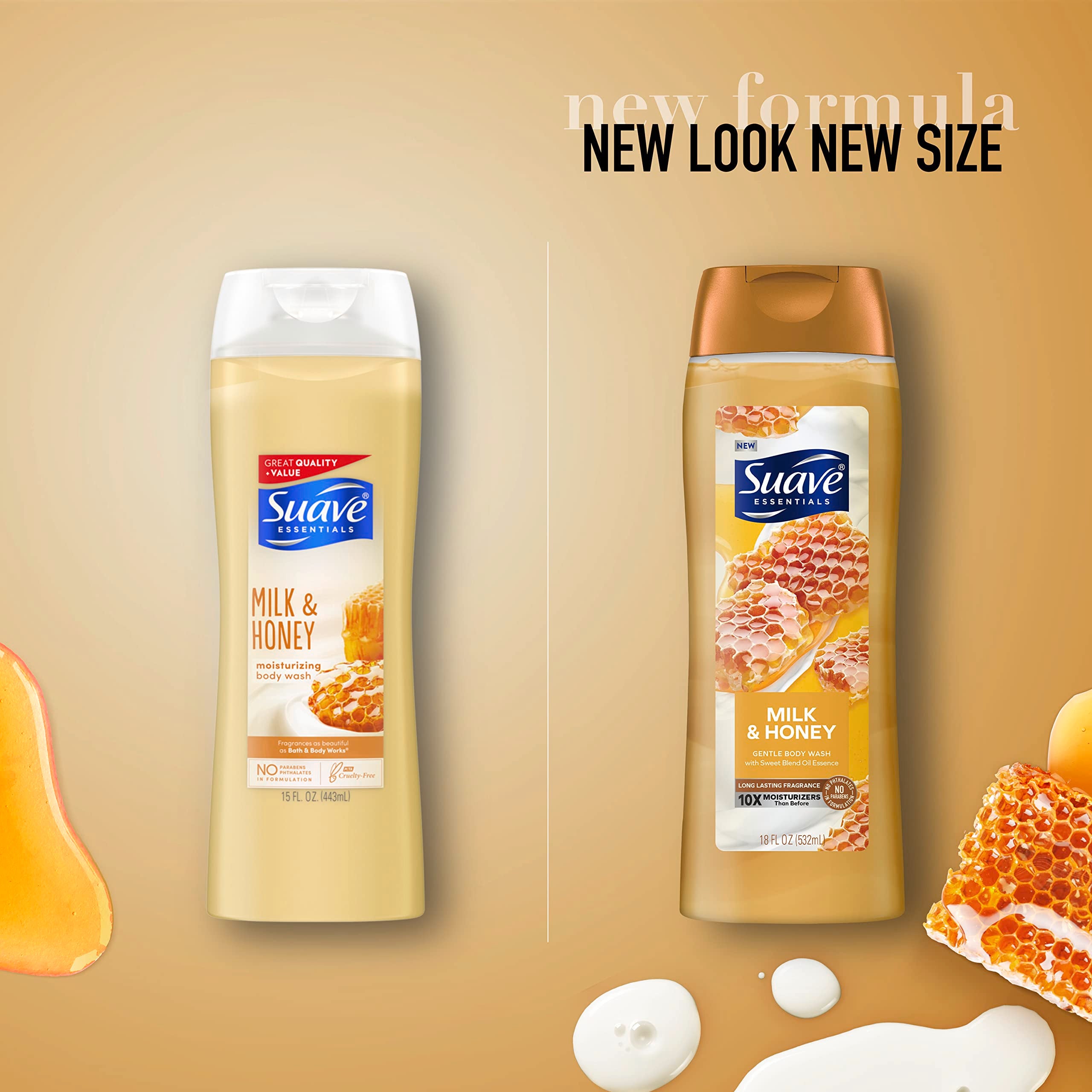 Suave Milk & Honey Body Wash