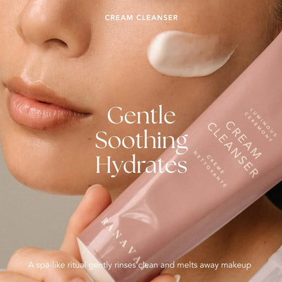 RANAVAT BOTANICS Cream Cleanser - Daily Facial Cleanser Doubles as Waterproof Eye Makeup Remover - Image 3