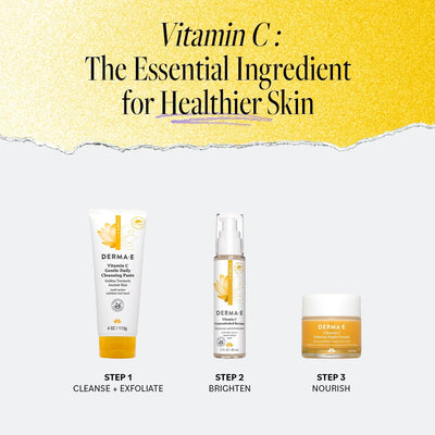 Derma E Vitamin C Gentle Daily Face Mask Cleansing Paste, 4.0 Oz - Image 3