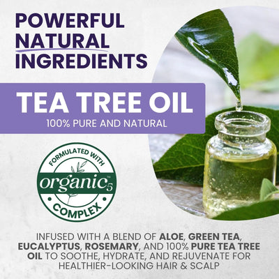 KESMEDIK Tea Tree Purple Shampoo & Conditioner - Image 3