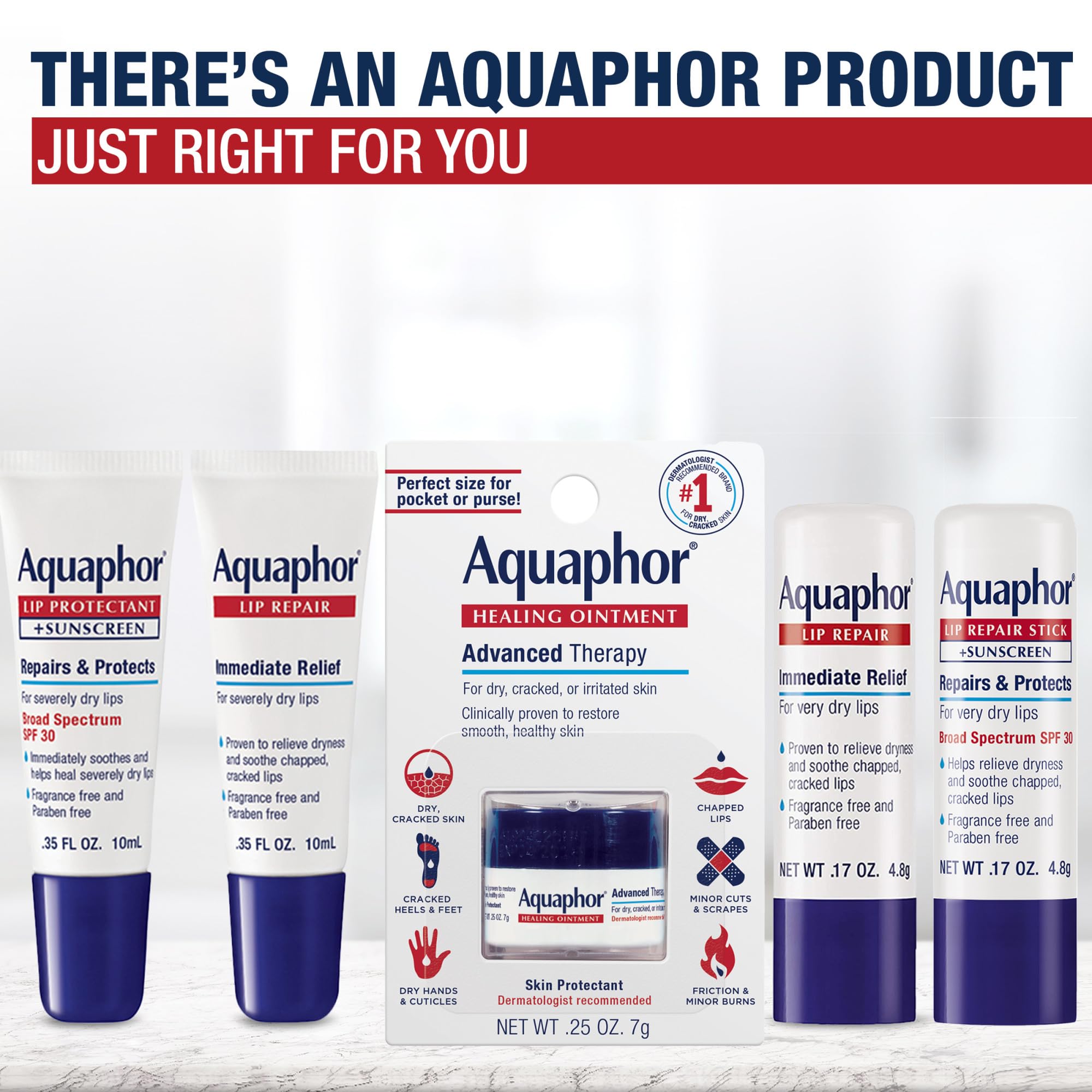Aquaphor Lip Repair Ointment