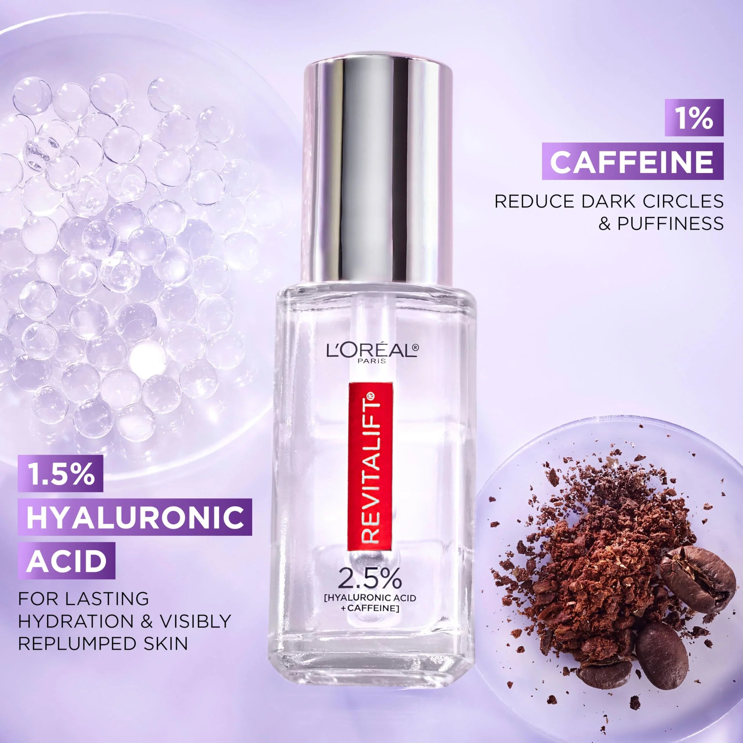 L'Oreal Paris Revitalift Hyaluronic Acid + Caffeine Hydrating Eye Serum