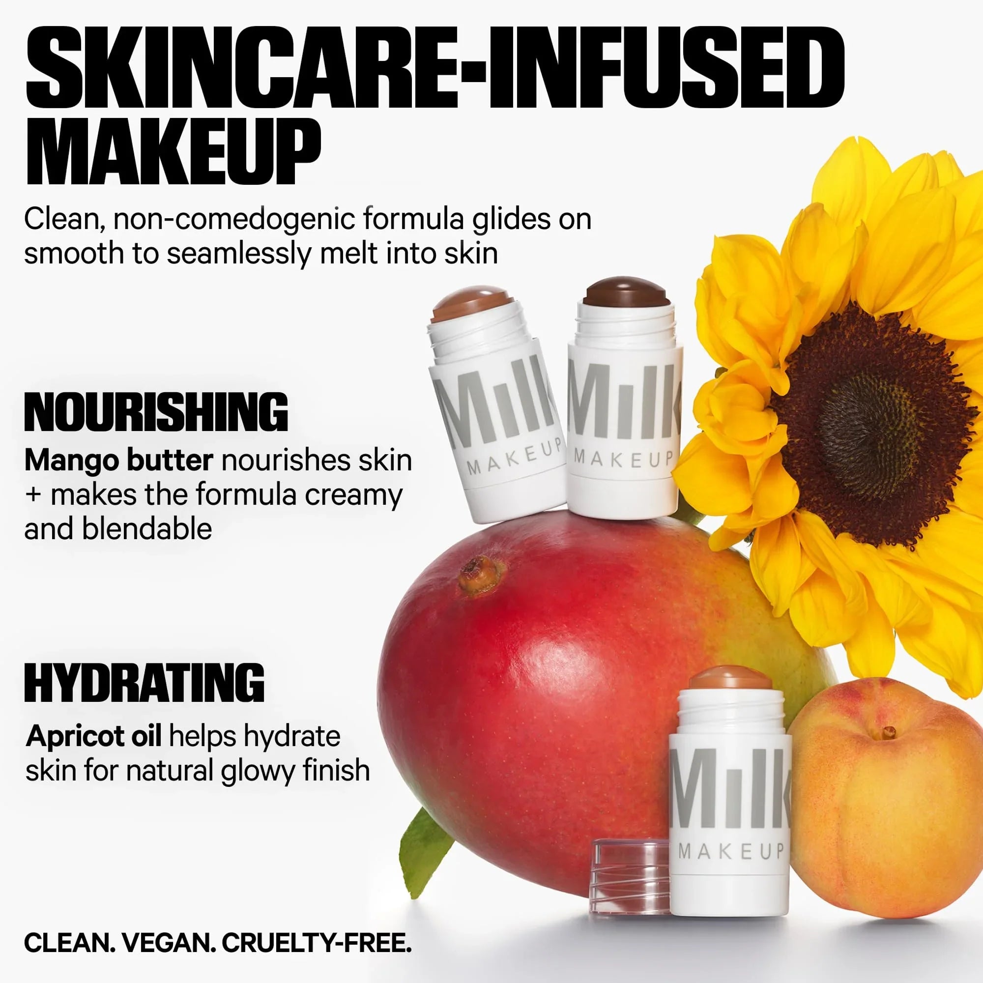 Milk Makeup Matte Bronzer – Buildable Cream Bronzer Stick with Mango Butter