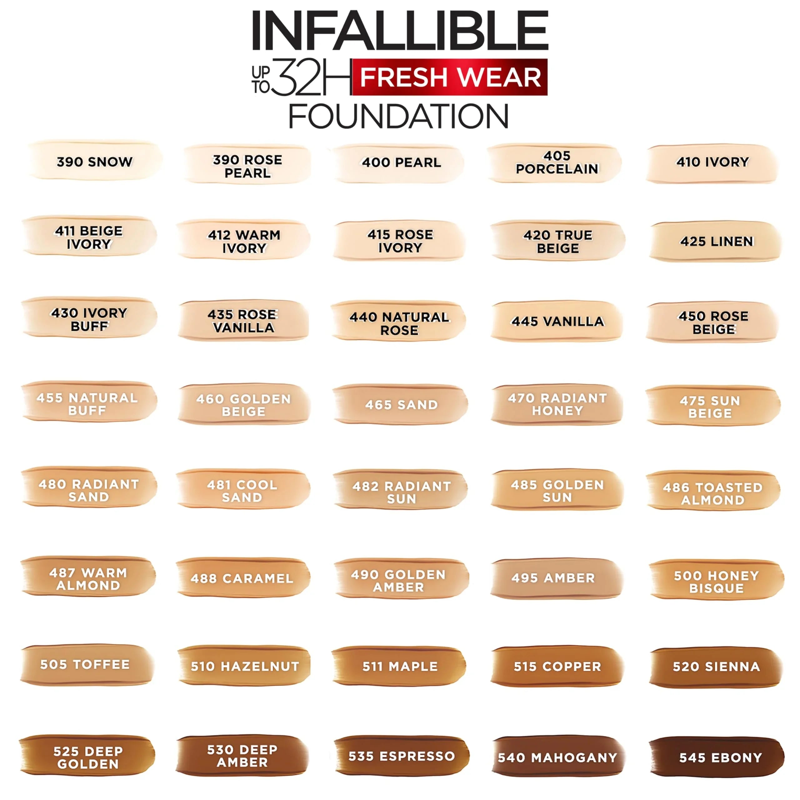 L'Oreal Paris Lightweight Foundation, 411 Beige Ivory, 1 Fl Oz, Packaging May Vary