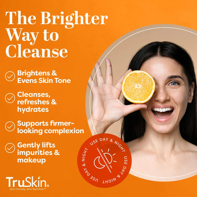 TruSkin Vitamin C Cleanser Face Wash with Vitamins C & E, Rosehip Oil, Aloe Vera - Image 4
