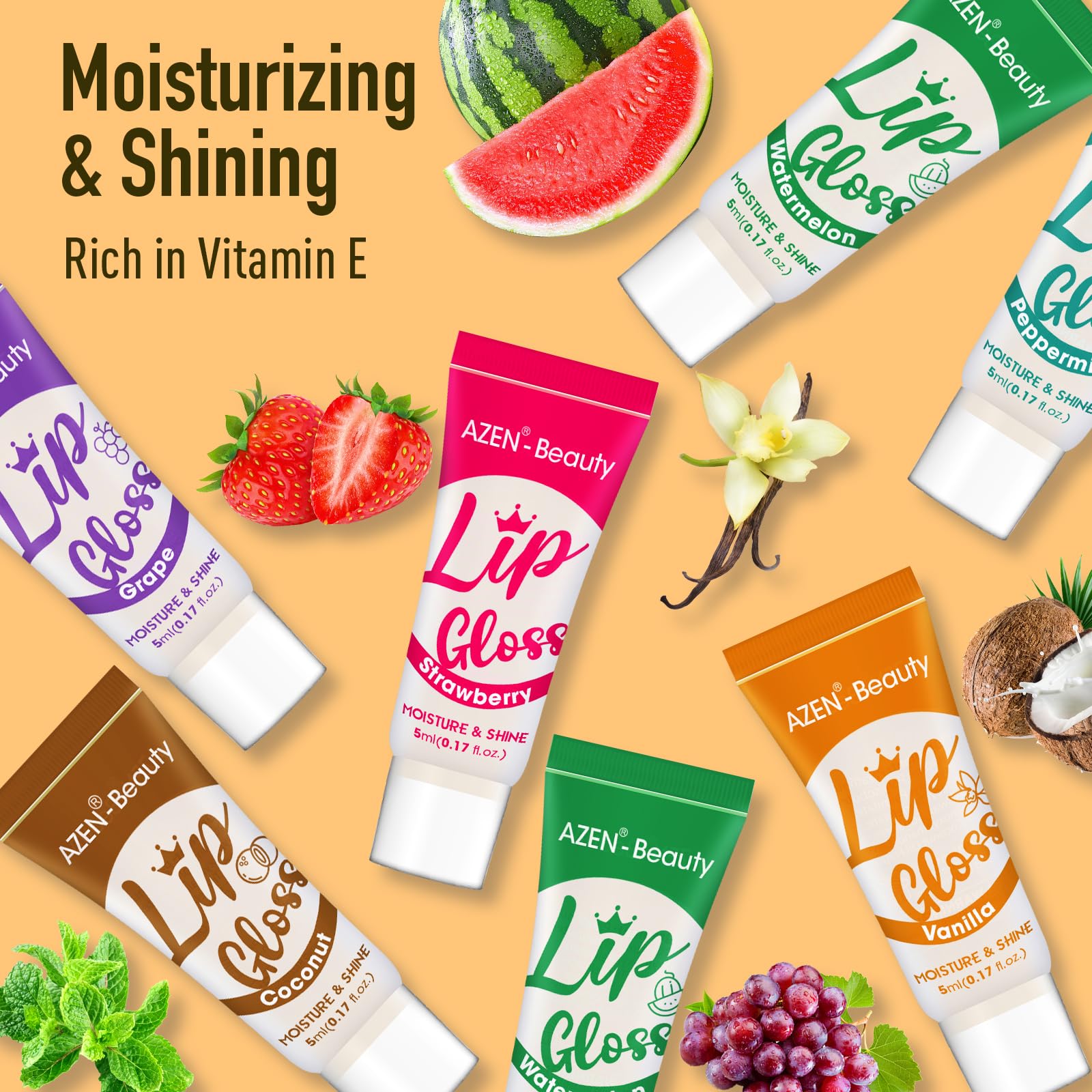 AZEN Lip Gloss Set