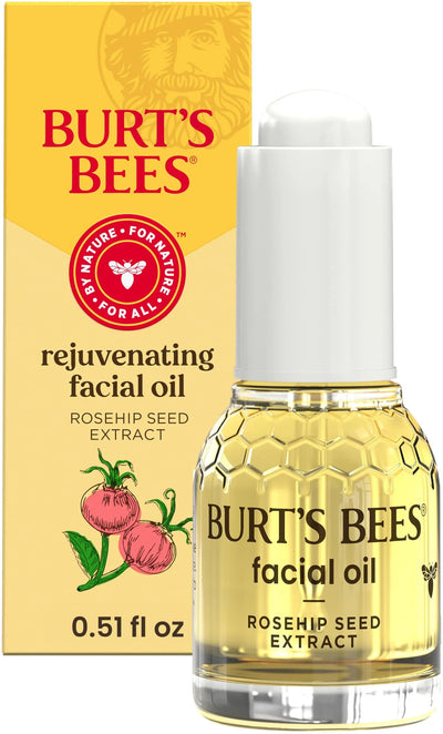 Burt's Bees Gua Sha Face Oil With Rosehip Seed Extract - Image 1