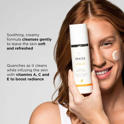 IMAGE Skincare VITAL C Hydrating Facial Cleanser with Vitamin C, E and A, 6 fl oz - Image 2