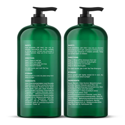 Botanic Hearth Tea Tree Shampoo and Conditioner Set - Image 2