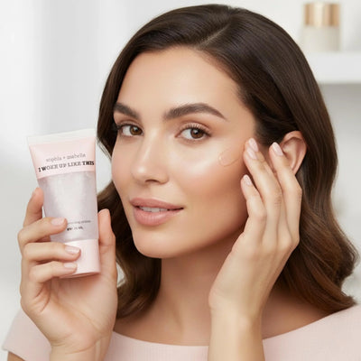 Sophia + Mabelle Hydrating Makeup Primer - Clear Jelly Primer for Oil Control - Image 2