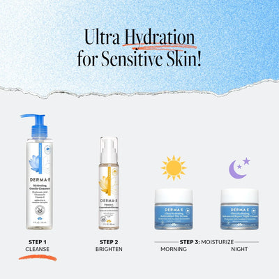 Derma E Hydrating Gentle Cleanser with Hyaluronic Acid 6 fl oz - Image 2