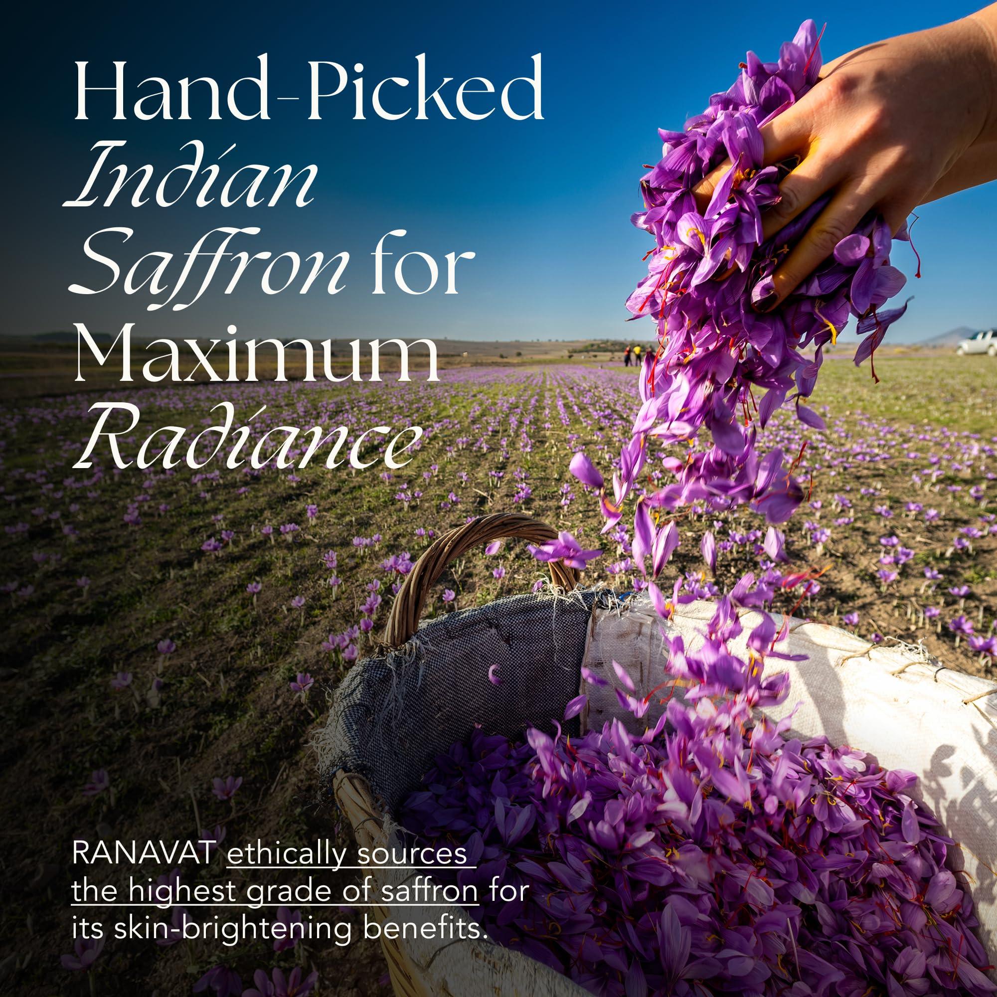 RANAVAT BOTANICS Radiant Rani Brightening Saffron Facial Essence - Hydrating Milk Toner