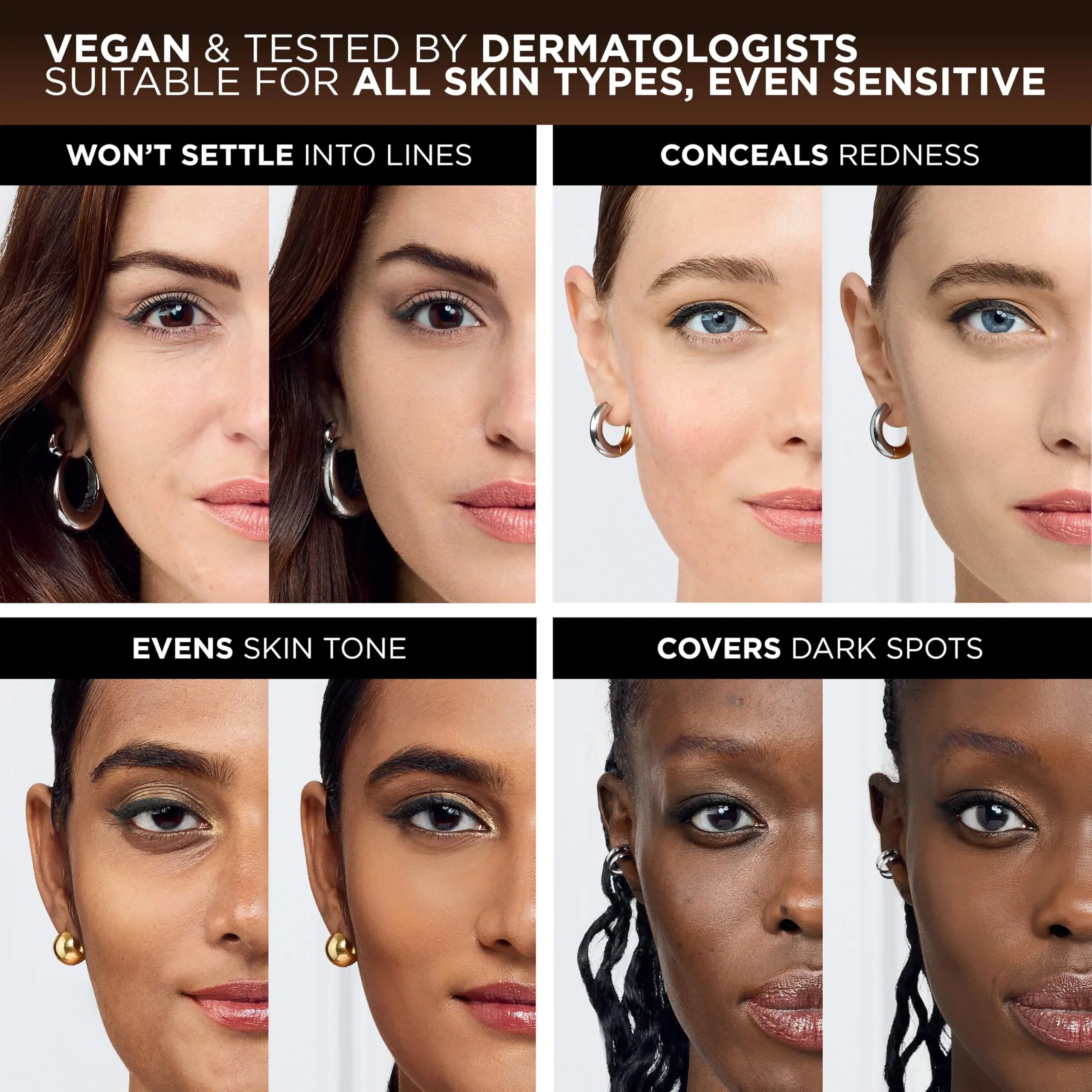 L'Oreal Paris Super-Blendable Foundation, Medium Coverage Liquid Foundation Makeup