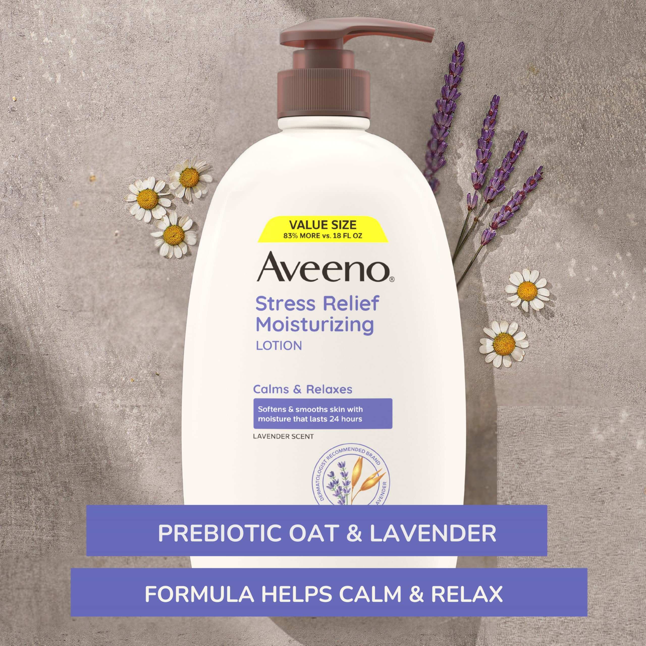 Aveeno Lavender Stress Relief Body Lotion