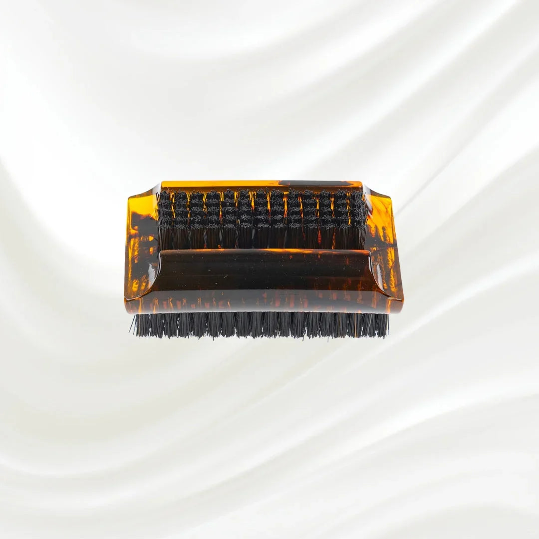 KOH-I-NOOR Jaspè Double Sided Nail Brush with Boar Bristles