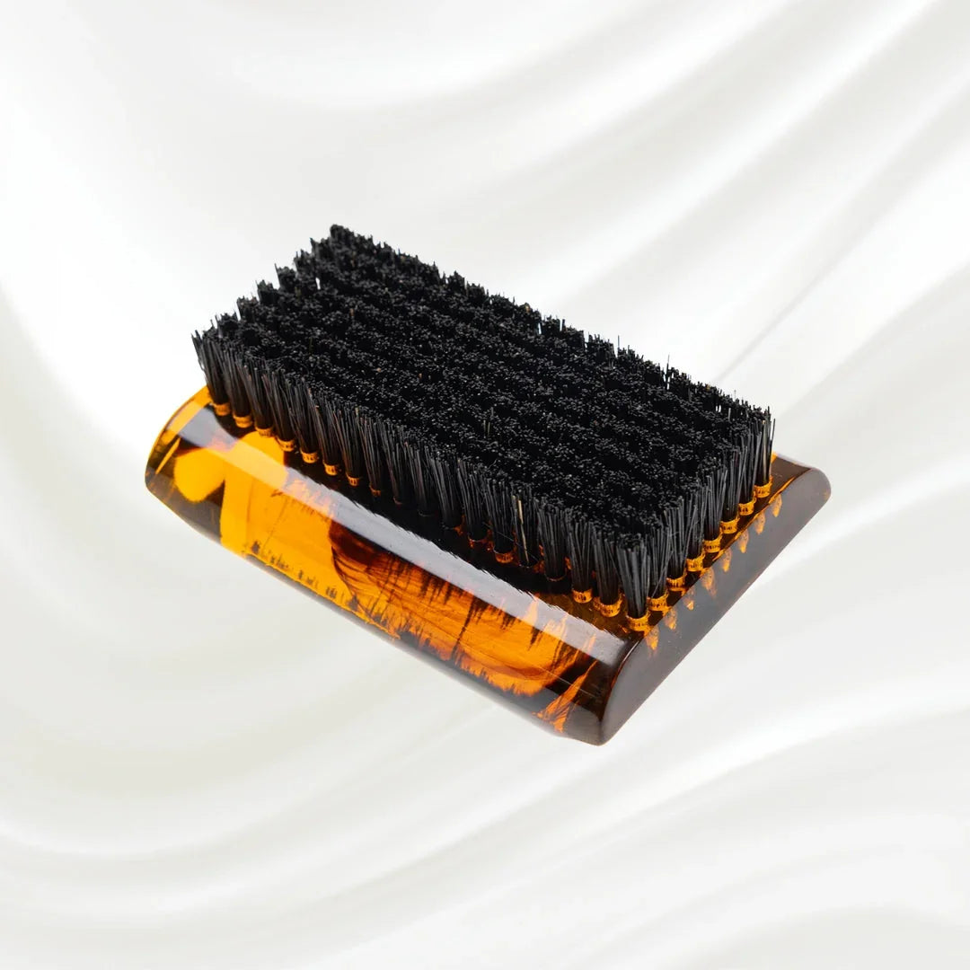 KOH-I-NOOR Jaspè Double Sided Nail Brush with Boar Bristles