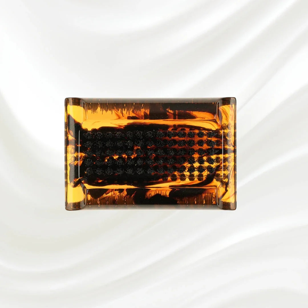 KOH-I-NOOR Jaspè Double Sided Nail Brush with Boar Bristles