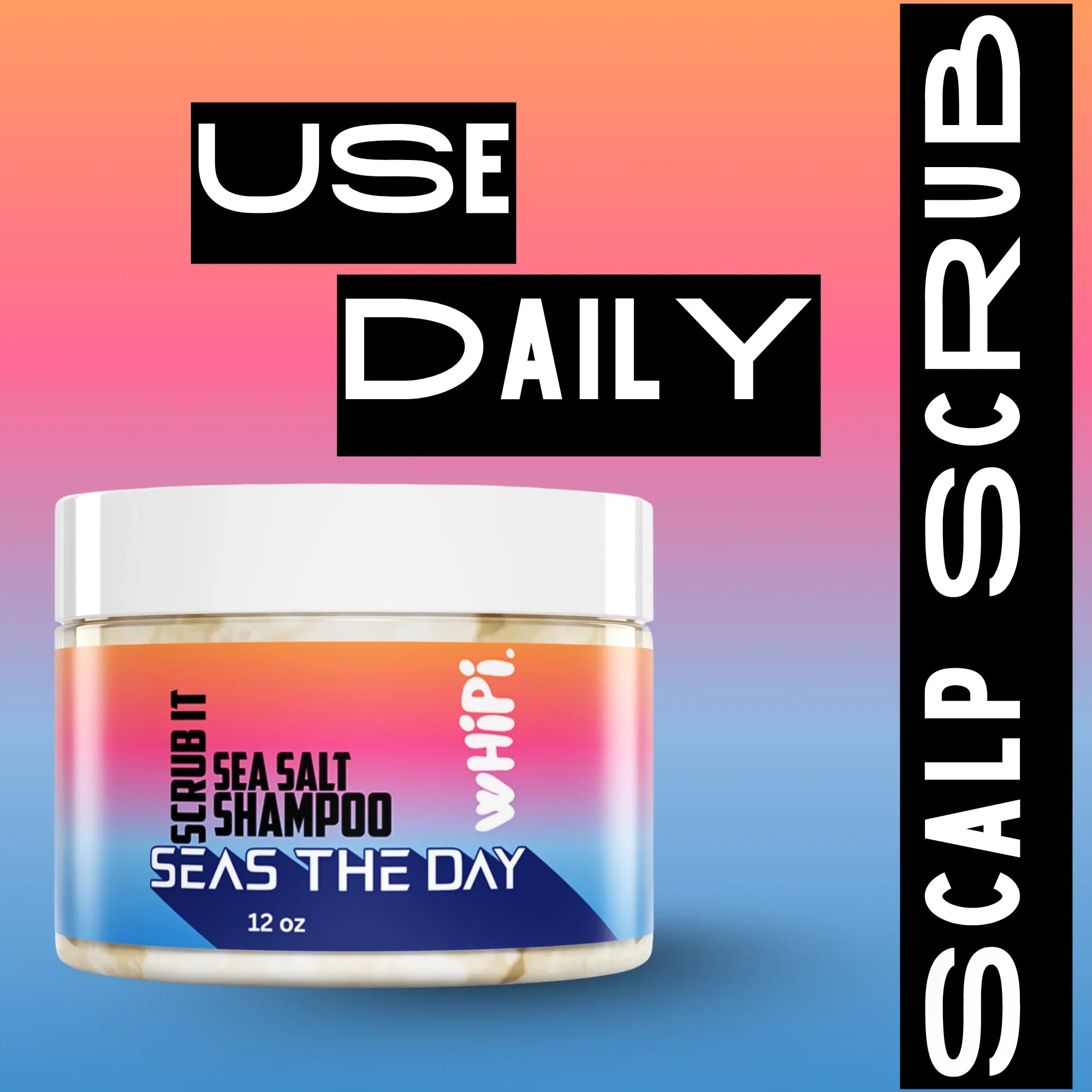 Whipi Co Scrub- Sea Salt Shampoo
