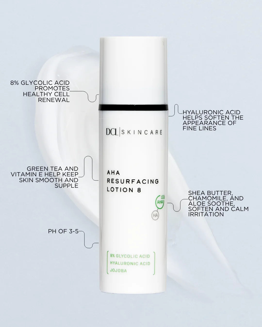 DCL Skincare AHA Resurfacing Lotion 8
