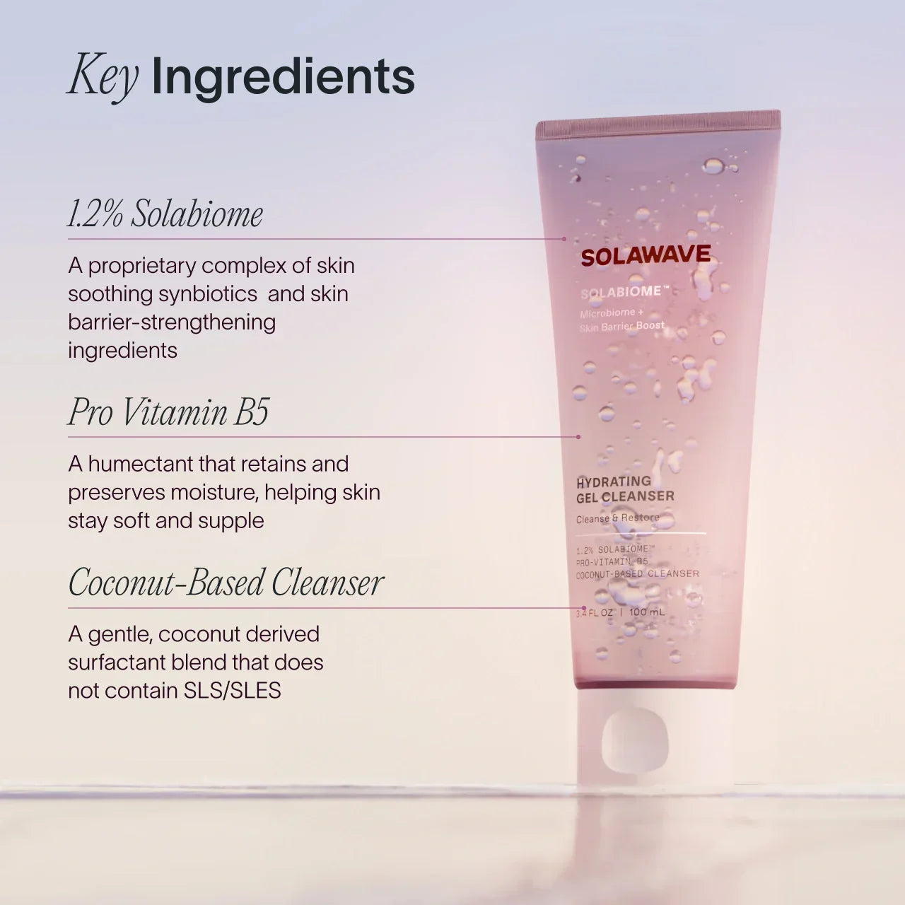 Solawave Pre- & Probiotic Hydrating Gel Cleanser