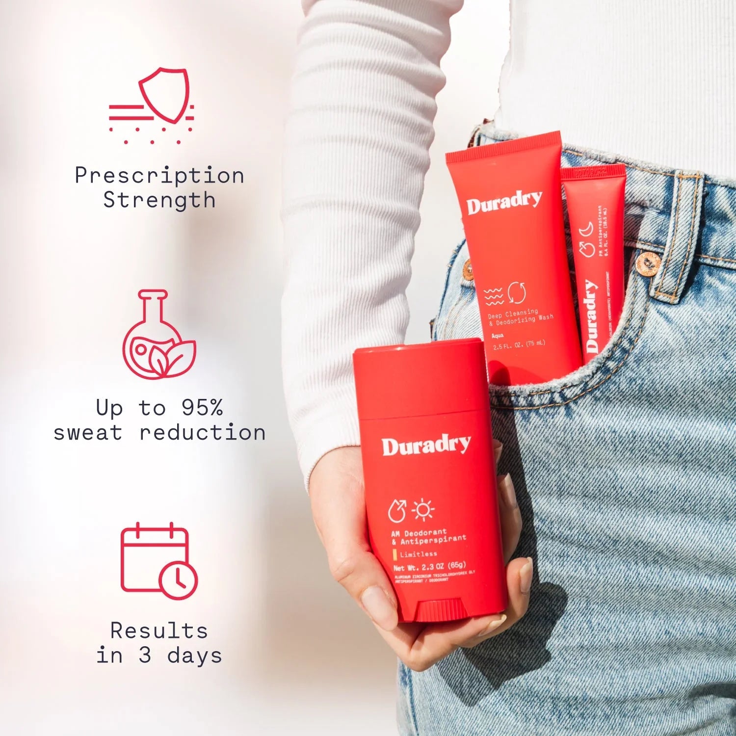 Duradry 3-Step System - Stop Excessive Sweating