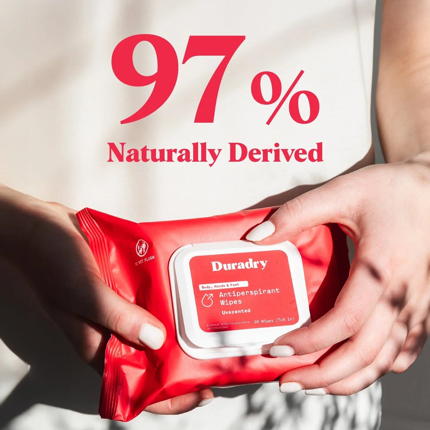 Duradry Whole Body Antiperspirant Wipes