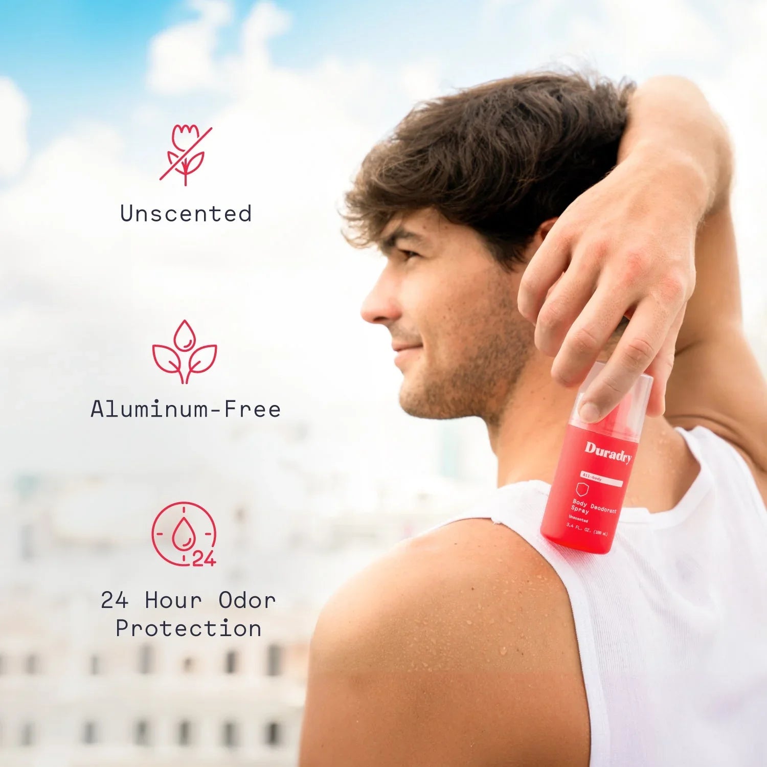 Duradry Body Deodorant Spray