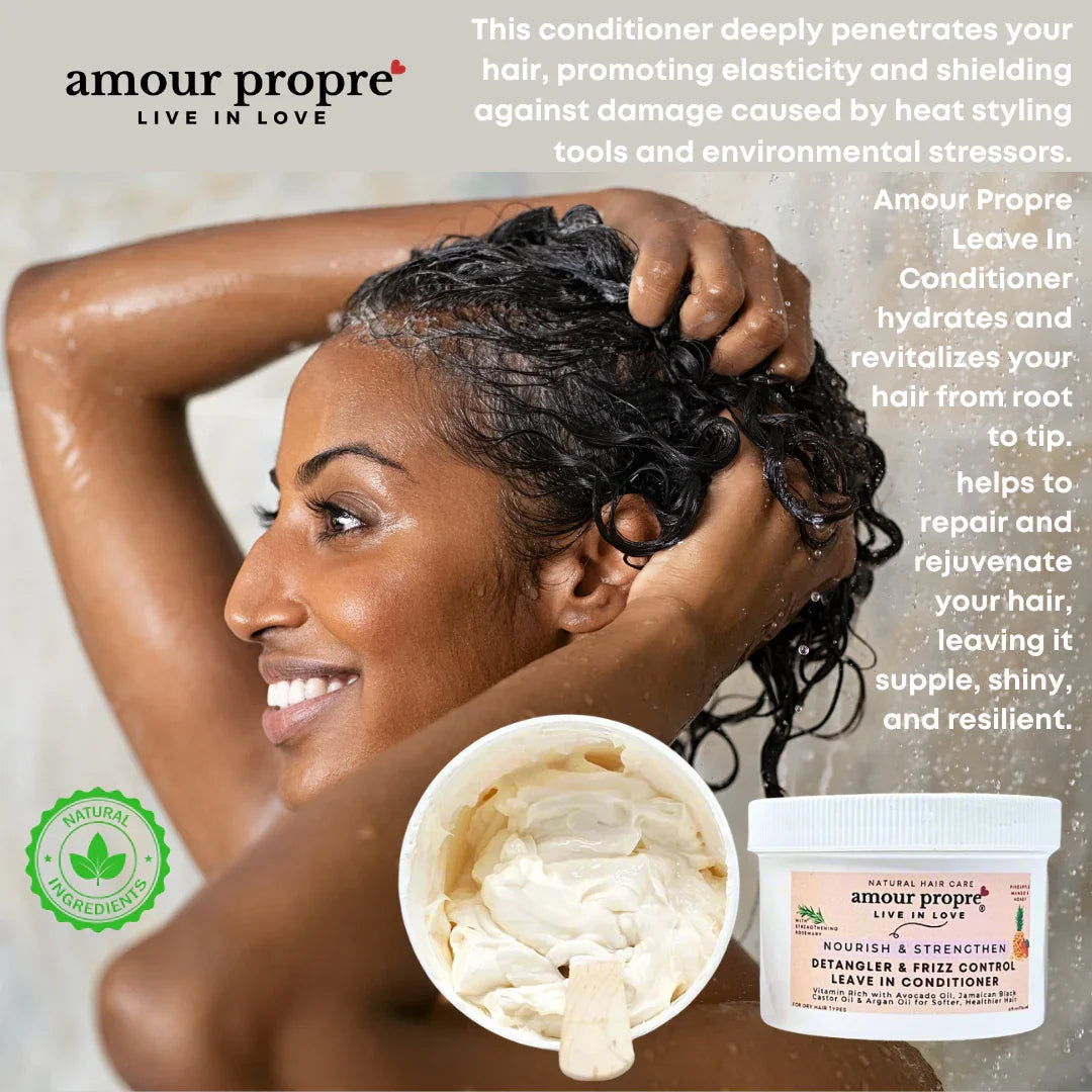 Amour Propre® Leave in Conditioner, Detangler, and Frizz Control