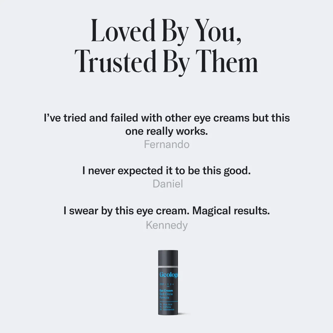Geologie Eye Cream - Dark Circle Formula